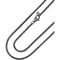 PROSTEEL Wheat Chain for Men 2/3mm Silver/Gold Plated/Black Stainless Steel Thin Chain for Pendant Necklace 18"-30" Length (Send Gift Box) 18"(46 CM)