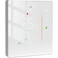 MOES WiFi Thermostat Programmable Room Temperature Controller for Electric Floor Heating Temperature Humidity Weather Station Tuya/Smart Life APP Wire