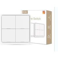 MOES Scene Switch, ZigBee Wireless 12 Scene, Mechanical Push Button Battery Powered, Smart Home Automation Scenario Switch for Tuya Smart Devices, Req
