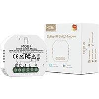 MOES Mini DIY Tuya ZigBee Smart Light Switch Module, Tuya Zigbee Hub Required, Wireless Control, Voice Assistant Integration, Easy Installation with N