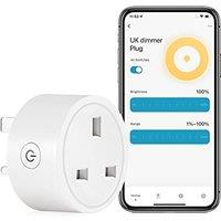 MOES Smart Plug, Dimmer Socket, Dimmable LED, CFL, Halogen and Incandescent Bulbs, Dimmer LED Lights Brightness Adjust, Compatible with Alexa & Google