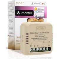 MOES Smart Switch, Matter over WiFi, Smart Switch DIY Module, Neutral Line Required, Remote Control Control, Scheduled Light Switch, Works With Alexa/