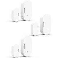 MOES ZigBee Door/Window Sensor with Light Detection (0-3000Lux) - Requires MOES ZigBee Hub, Mobile Status Monitoring, Historical Records, Low Battery