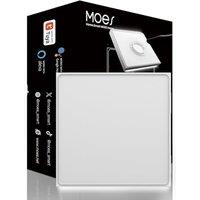 MOES ZigBee Smart Switch - Glass Panel Proximity Sensor Touch Control, Haptic Feedback, Remote Timer Control, Works with Alexa Google Home, Neutral Wi