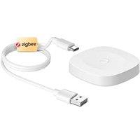 MOES Wireless ZigBee Gateway Hub, Type-C Smart Bridge | Centralized Button, Tuya Smart Life App, Alexa Google Home, Wireless Remote Control
