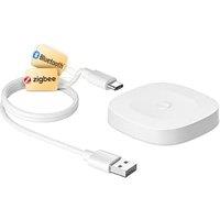 MOES Upgraded Multi-Mode Smart Gateway, ZigBee 3.0 & BLE Mesh Hub with Type-C Interface, Wireless Smart Home Bridge for Tuya App, Compatible with Alex