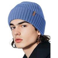Outdoor Shaping Merino Wool Beanie for Men & Women, Unisex Daily Cuffed Plain Knit Hat, Soft Warm Winter Hat One Size Sky Blue
