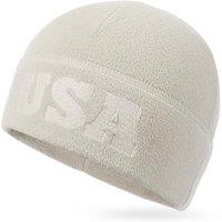 Tactical Beanie Fleece Watch Cap, Embossing USA Multi-Season Army Military Fleece Beanie, Winter Warm Beanie