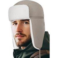 Outddor Shaping Trapper Hat for Men Women Water Resistant Trooper Hat Windproof Ushanka Ear Flaps Warm Winter Outdoor Hats Weathered Teak