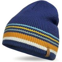 Outdoor Shaping Unisex Knit Beanie Hat - Warm Durable Soft Skull Cap for Men & Women One Size Fits Most Navy/Stripes
