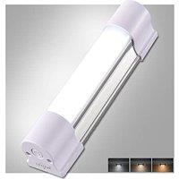 LETOUR Cabinet Light LED Tube Magnetic Light 2000Lumens 2600mAh 3 Colour Stepless Brightness Dimming Camping Lantern USB Rechargeable Portable Lights