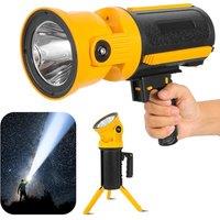 LETOUR Torch LED Super Bright Multifunction Flashlight 7 Modes Rechargeable Work Lights Camping Standard Torches Large Light Powerful USB Power Bank f