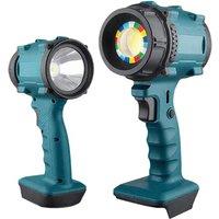 LETOUR Cordless Work Light Suitable for Makita 18V Battery 22W Cordless LED Flashlight Handheld Jobsite Spotlight with Pivoting Head for Car Repairing