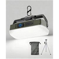 Letour USB Rechargeable Camping Lantern, 4000mAh LED Work Light with Tripod Stand & Magnet, 3 Colors 10~100% Brightness, Portable with Hook for Tent,