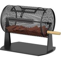 Orionstar Raffle Drum,Games & Sports Professional Raffle Ticket Spinner with Wooden Turning Handle Holds 2500 Tickets (Black)