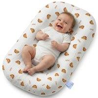 Infant Support Cushion - Baby Support Cushion for Newborn, 0-24 Months, Portable Tummy Time Mat for Home and Travel, Soft Cotton, Supervised Use, Baby