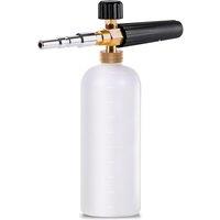 Stone Banks Snow Foam Lance for Nilfisk Alto/KEW/Kranzle/WAP Foam Cannon Adjustable Soap Sprayer Nozzle Foamer Bottle 1L, Foaming Gun for Pressure Was