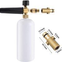 Snow Foam Lance for Nilfisk Core Compact Excellent and Premium Series Pressure Washer, Upgraded Foam Sprayer Snow Foam Bottle Cannon with Adjustable S