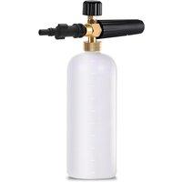 Stone Banks Snow Foam Lance for Bosch Aquatak120 130 125 Foam Cannon Adjustable soap Sprayer Nozzle Foam Bottle 1L, Foa m Gun for Pressure Washer