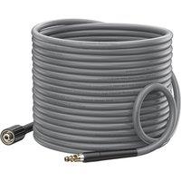 DANCINGBOAR 10M Super Flexible Pressure Washer Replacement Hose M22-14mm Thread and Click Bayonet Connector 3600PSI Flexible Jet Wash Hose M22 14mm +