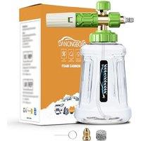 DANCINGBOAR Foam Cannon Compatible with 1/4 Quick Connect Pressure Washer, 1L Adjustable Snow Foam Lance Soap Dispenser with New Generation Adjustable