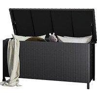 Grand patio Deck Box 480L Outdoor Storage Box with Lid Graden Furniture Storage Box Cushion Box with Smooth Wheels Easy to Move Storage Containers for