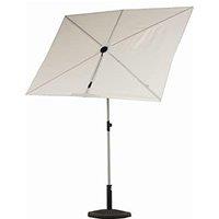 Grand patio Outdoor Umbrella, Versatile Balcony Shade with 360 Degree Roating Parasol, Powder-coated Steel Rectangular Flat Canopy for Deck Apartment