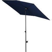 Grand patio Garden Parasol, Patio Umbrella with Handcrank and Tilt, 8 Ribs, Aluminum Pole, Market Umbrella for Lawn, Deck, Backyard, Pool, UV 50+,2.7m