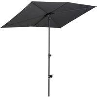 Grand patio Garden Parasol, Patio Umbrella with Handcrank and Tilt, 8 Ribs, Aluminum Pole, Market Umbrella for Lawn, Deck, Backyard, Pool, UV 50+,2.7m