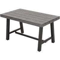 Grand patio Metal Side Table, Garden Table, Weatherproof, Small Balcony Table, Coffee Table for Outdoor Use, Garden, Balcony, Patio (83 48 45) c