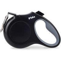 Fida Retractable Dog Lead, 5m Extendable Dog Lead for Small Dog Up to 12KG with Anti-Chew Wire | 360 Tangle Free | Strong Nylon Tape | Reflective St