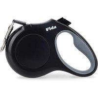 Fida Retractable Dog Lead, 5m Extendable Dog Lead for Medium Dog Up to 20KG with Anti-Chew Wire | 360 Tangle Free | Strong Nylon Tape | Reflective S