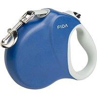 Fida 8M/26FT Heavy Duty Retractable Dog Lead for Large Dogs Up to 50kg,Blue | 8M Long Line, Big Handle Space for Big Hand/Winter Gloves, Reflective We