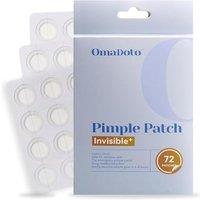 Invisible Pimple Patches for Face - 12mm | 72 Count | 6 Sheets - Ultra-Thin Hydrocolloid Blemish Cover, Discreet Spot Stickers for Day & Night U