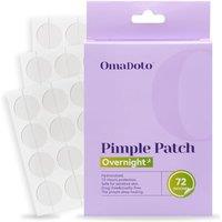 Overnight Pimple Patches for Face - 10mm & 12mm | 72 Count | 6 Sheets - Hydrocolloid Patches, Long-Wear Adhesion for Teens and Adults, Day or Ni