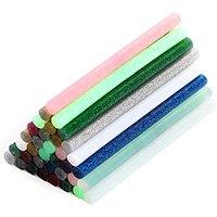 Tilswall Hot Glue Gun Colorful Sticks 72Pcs (7 x 100 mm), 12Colors, Ultra Clear Hot Melt Craft Glue for DIY, Glue Gun, Art, Crafts, Sealing, Woodworki