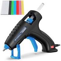 Tilswall Hot Glue Gun Kit, 60W Mini Melt Guns with 18pcs 7mm x 100mm Glue Sticks, Fast Heating Glue Gun for DIY, Art, Crafts, Sealing, Home Repairs, C