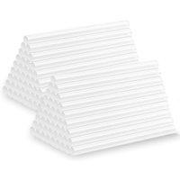 Tilswall Hot Glue Sticks 7 x 100mm Pack of 100, Ultra Clear Hot Melt Craft Glue for DIY, Glue Gun, Art, Crafts, Sealing, Woodworking, Plastics, Fabric