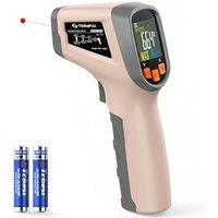 Tilswall Infrared Non-Contact Digital Laser Temperature Gun, -50~600 (-58~1112) with Adjustable Emissivity, High/Low Temperature Alarm, fo
