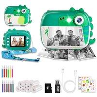 Kids Camera Instant Print,2.4" 1080P Instant Print Camera for Kid with 7 Rolls Paper,Christmas Birthday Present for 3 4 5 6 7 8 9 10 11 12 Girl Boy,M3