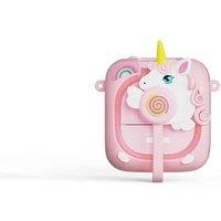 Kids Camera Instant Print with 180Flip Lens, 2.4" 1080P Instant Print Camera for Kid with 3 Rolls Print Paper Ages 3-12, Christmas Birthday Present