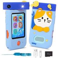 ARNSSIEN Kids Camera, 2.8 Inch Touchscreen Kids Phone Toys with 180Swivel Lens, Silicone Case,Toddler Camera Toys for 3 4 5 6 7 8 Year Old Girls boy