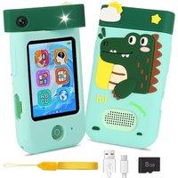 ARNSSIEN Kids Camera, 2.8 Inch Touchscreen Kids Phone Toys with 180Swivel Lens, Silicone Case,Toddler Camera Toys for 3 4 5 6 7 8 Year Old Girls boy