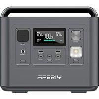 AFERIY Portable Power Station 800W, 512Wh Portable Power Station LiFePo4 Battery, 1-Hour Fast Charging, AC 220V-240V, UPS, 3500+ Charge Cycles, Solar