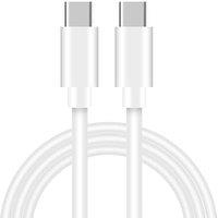 AFERIY USB C to USB C Charger Cable,60W 3A Fast Charging Type-C to Type-C,1 Meter, White