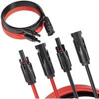 AFERIY 10m Professional PV Solar Extension Cable - for System and Solar Panels, 10M