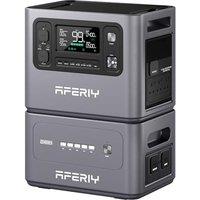AFERIY P280 4096Wh Portable Power Station,with 1 Extra Battery,2800W Expandable Capacity LiFePO4 Battery Backup,Solar Generator for Home Use,Outdoor C