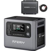 AFERIY P280 Portable Power Station with DC600, 2048 Expandable Capacity, 600W Alternator Charger, 6X Faster Than Cigarette Chargers, Compatible with 9