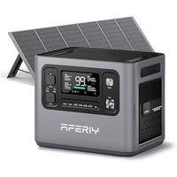 AFERIY 2800W 2048Wh Power Station with 400W Solar Panel, 220V-240V LiFePO4 Battery Backup,Expandable Capacity Solar Generator for Home Use,Outdoor Cam