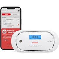 X-Sense Carbon Monoxide Alarm Requires Base Station SBS50, Compatible with the X-Sense Home Security App, Replaceable Battery, with CO Peak Value Memo